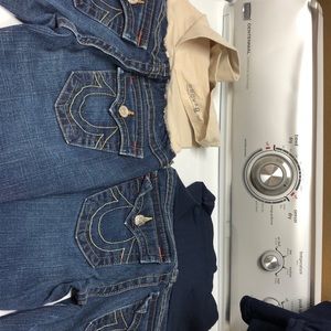 True Religion size 28 & 29 maternity jeans